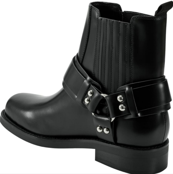 Marc Fisher Shoes - Marc Fisher Mizzi Moto Boots Harness Designer Leather Celebrity #42